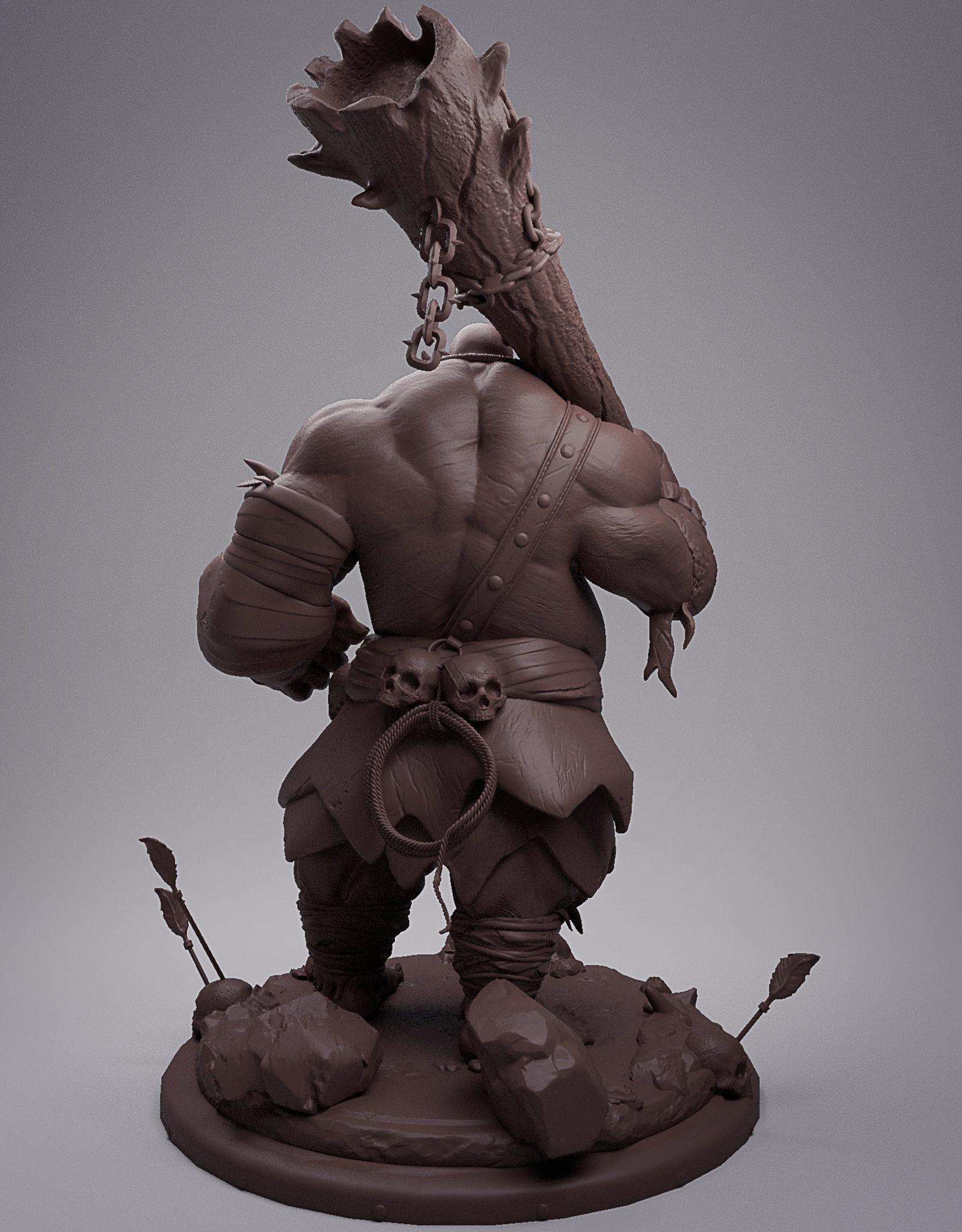 Orc Collectible 3D print model_5