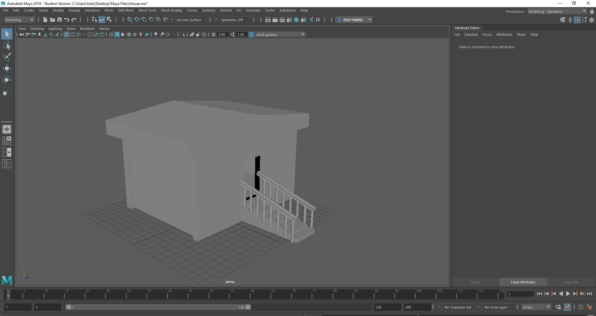 House building 3D model_2
