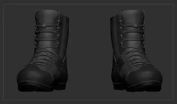 MERCENARY BOOTS  3D model