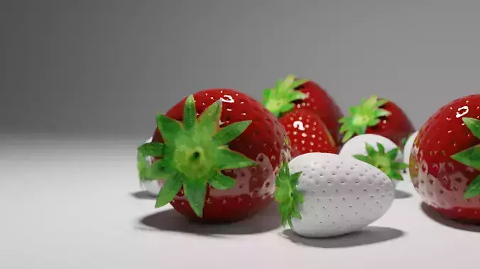 strawberry blender file Free 3D model