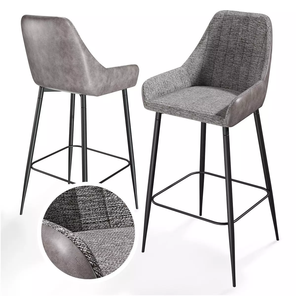 Bar Stool Punch 3D model_0