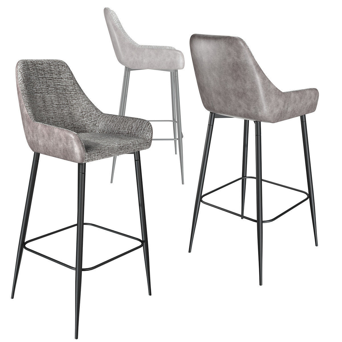 Bar Stool Punch 3D model_2