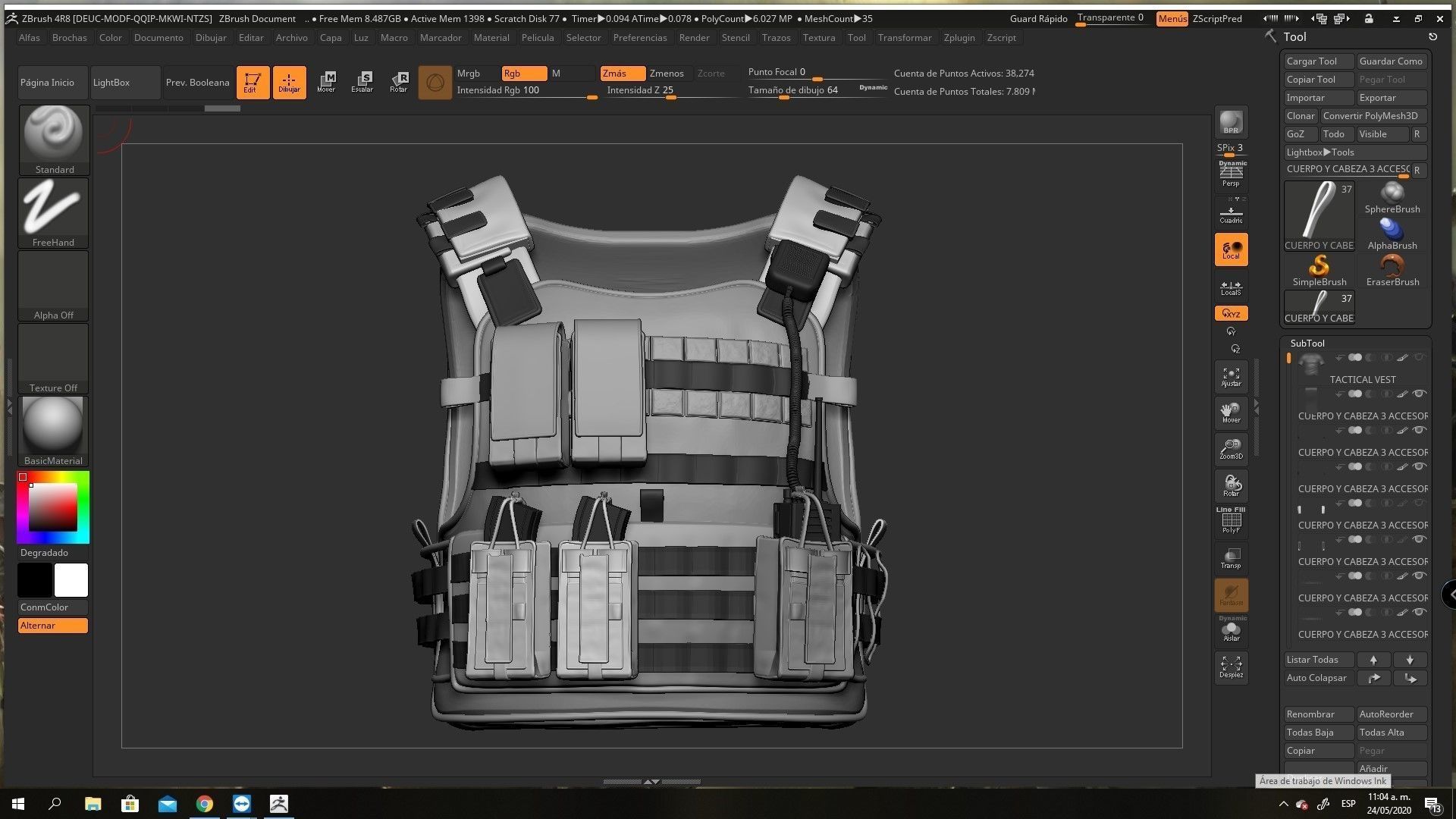 TACTICAL VEST 3D model_2