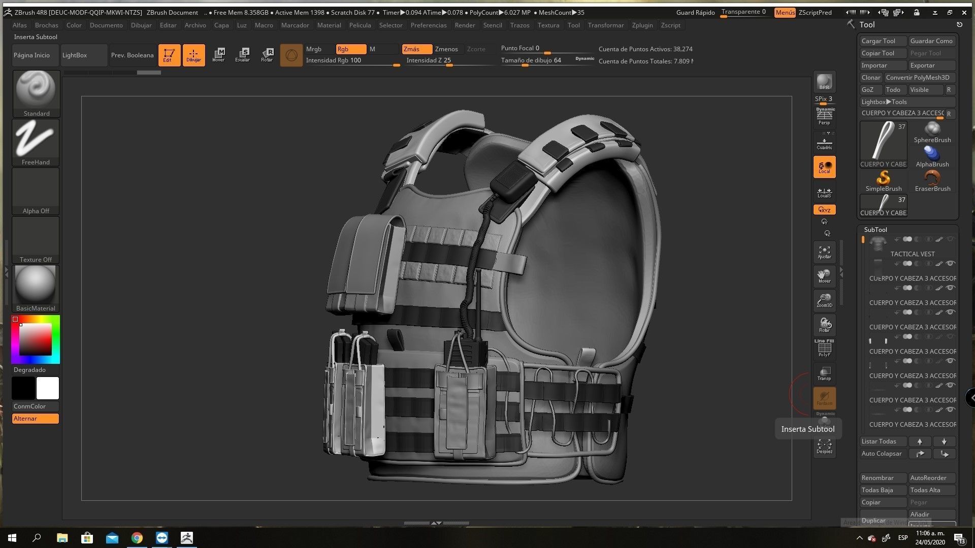 TACTICAL VEST 3D model_3