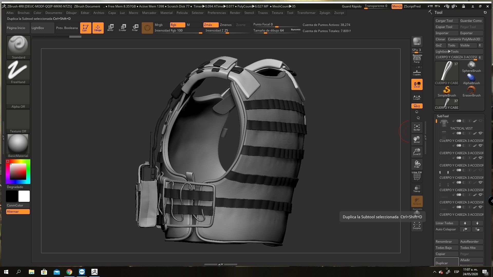 TACTICAL VEST 3D model_5