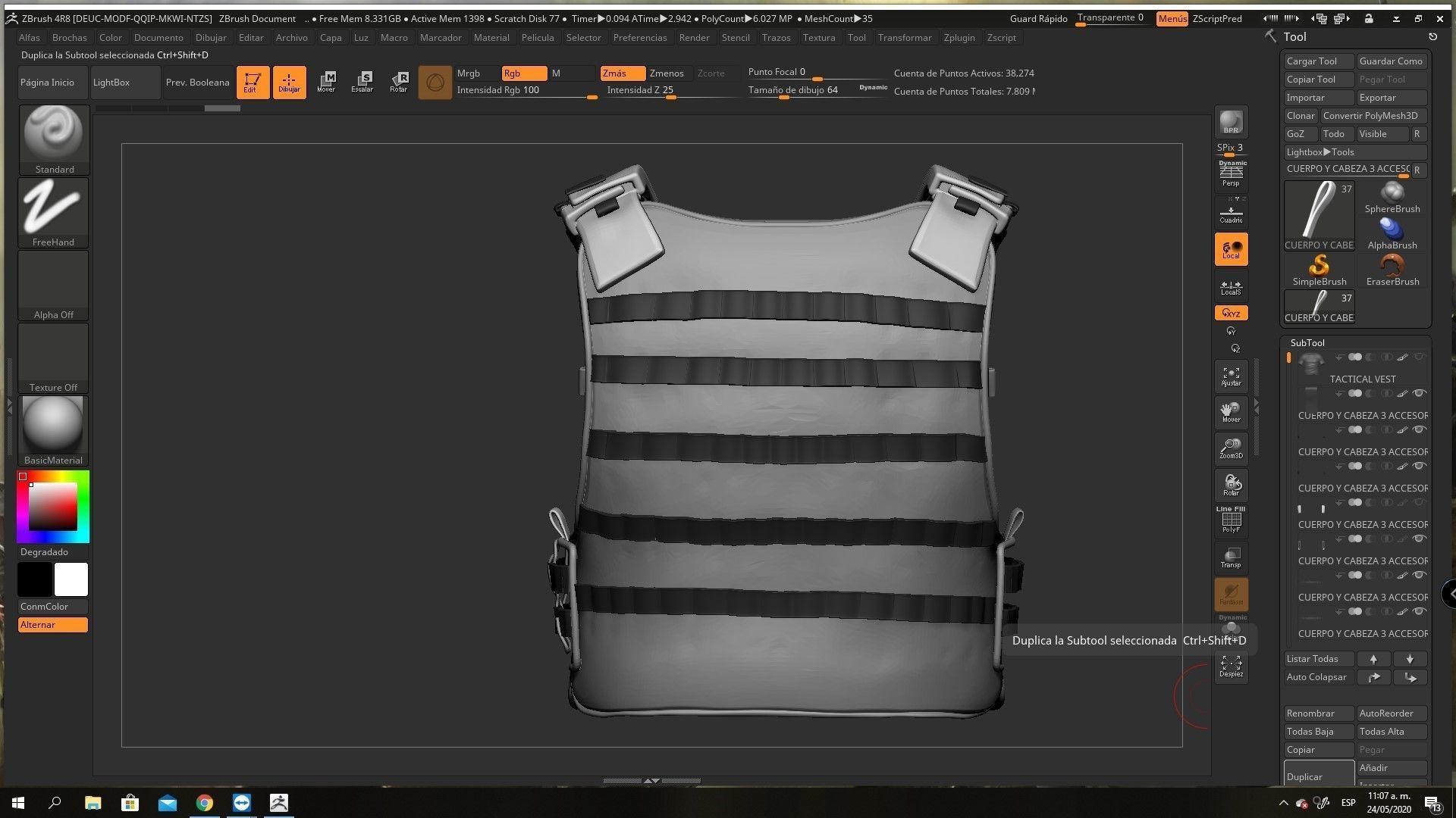 TACTICAL VEST 3D model_6