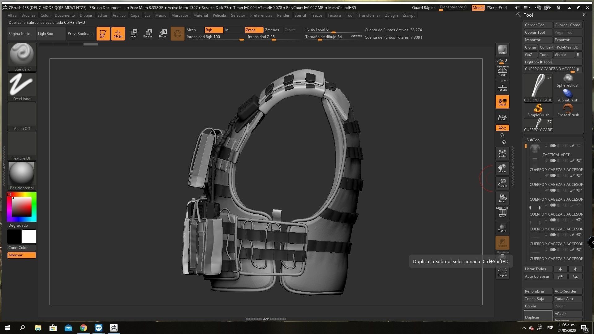 TACTICAL VEST 3D model_4