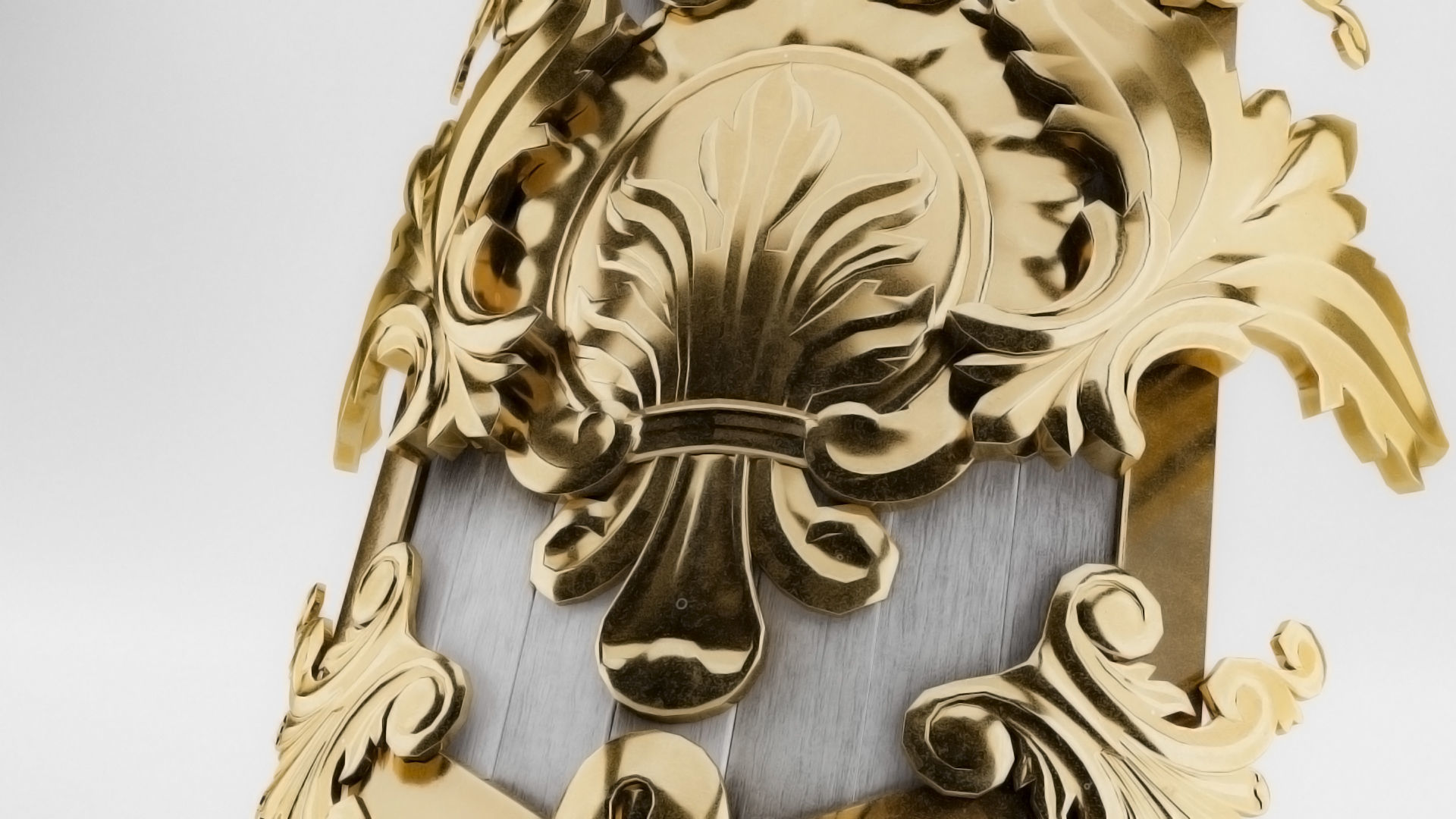 Medieval Royal Shield 3D model_1