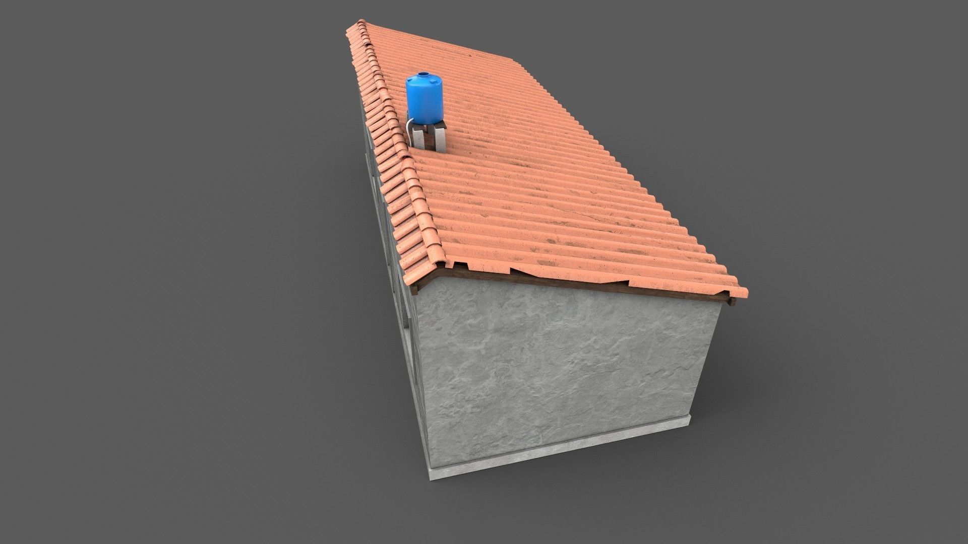 Favela Building Low-poly 3D model_3