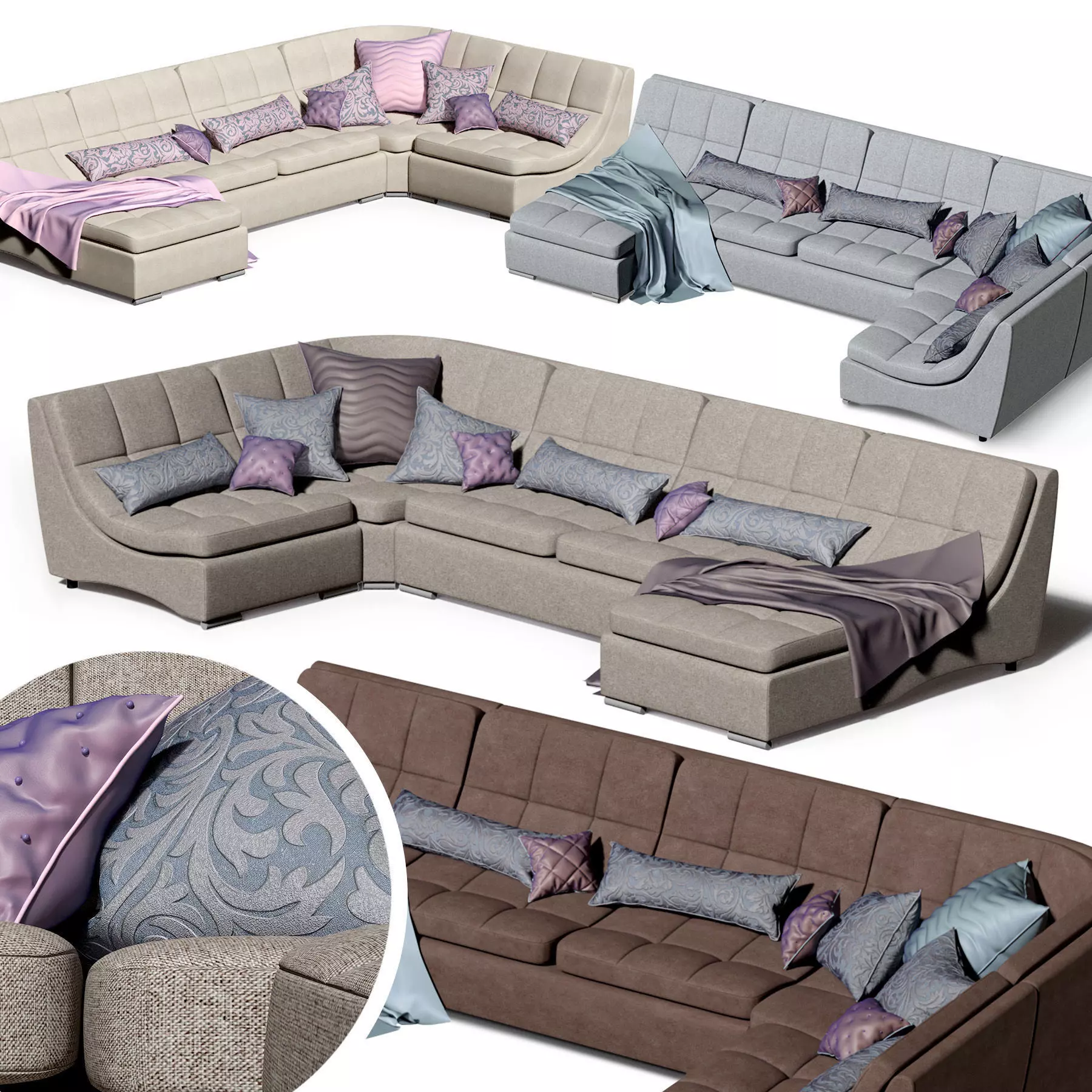 Sofa San Diego 3D model_0