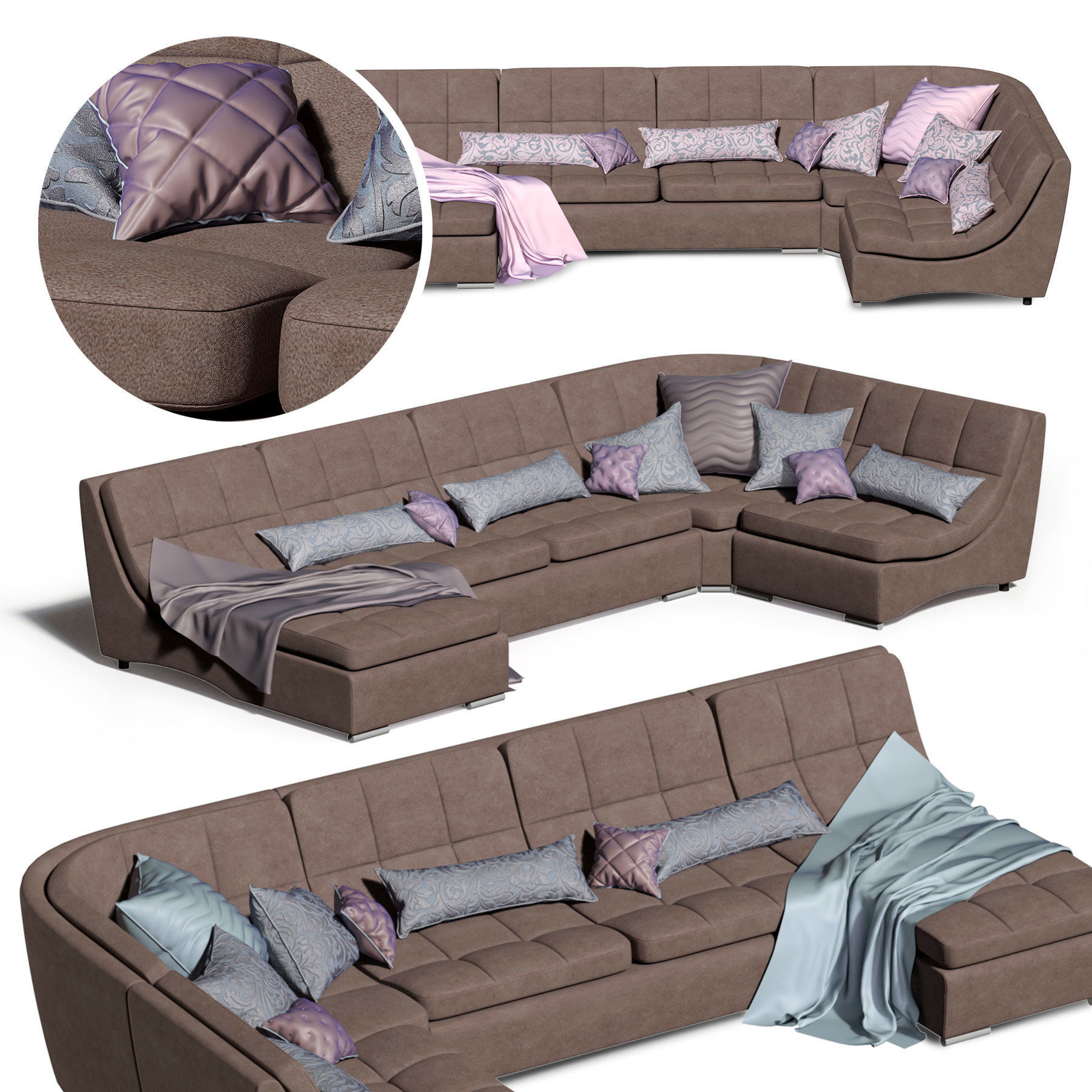 Sofa San Diego 3D model_4