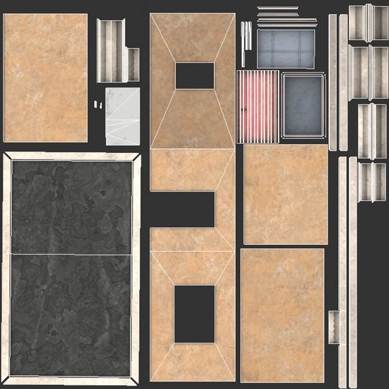 Favela Building 01 Low-poly 3D model_7