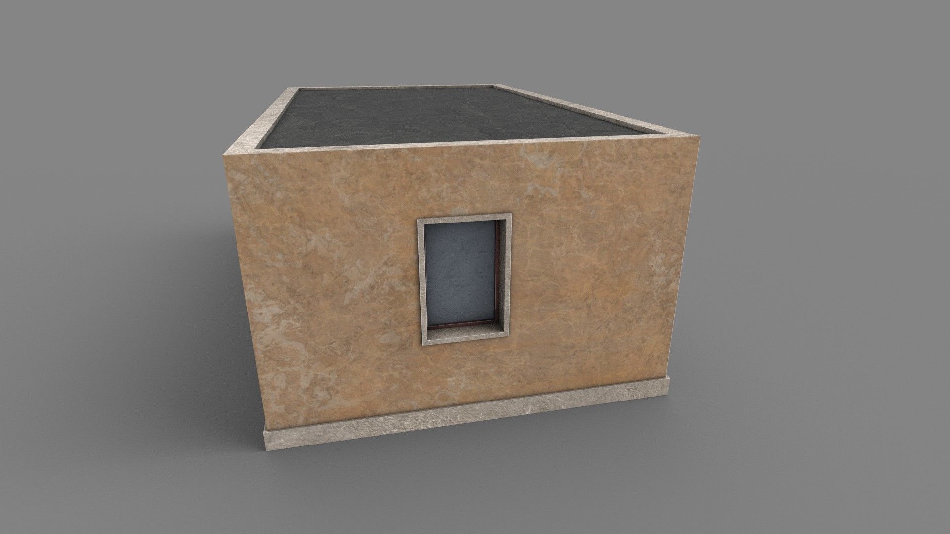 Favela Building 01 Low-poly 3D model_2