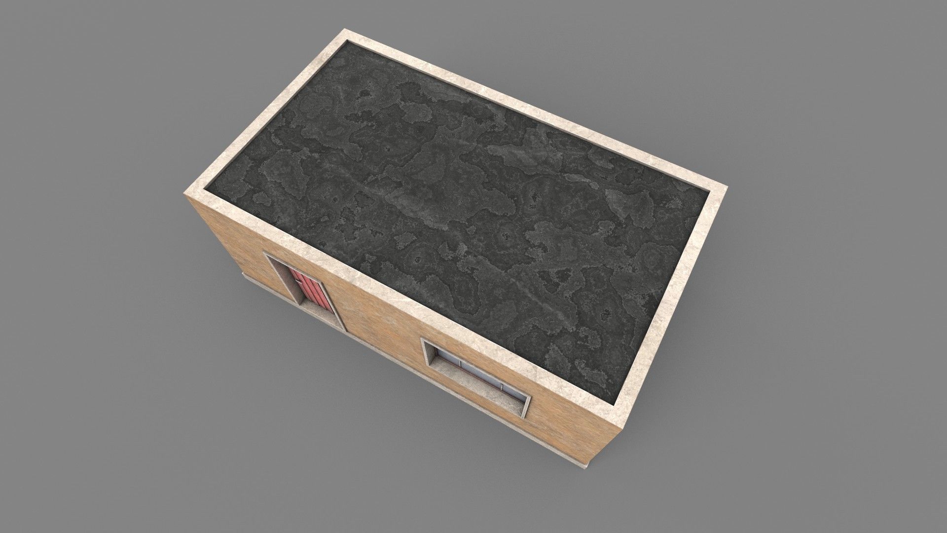 Favela Building 01 Low-poly 3D model_5