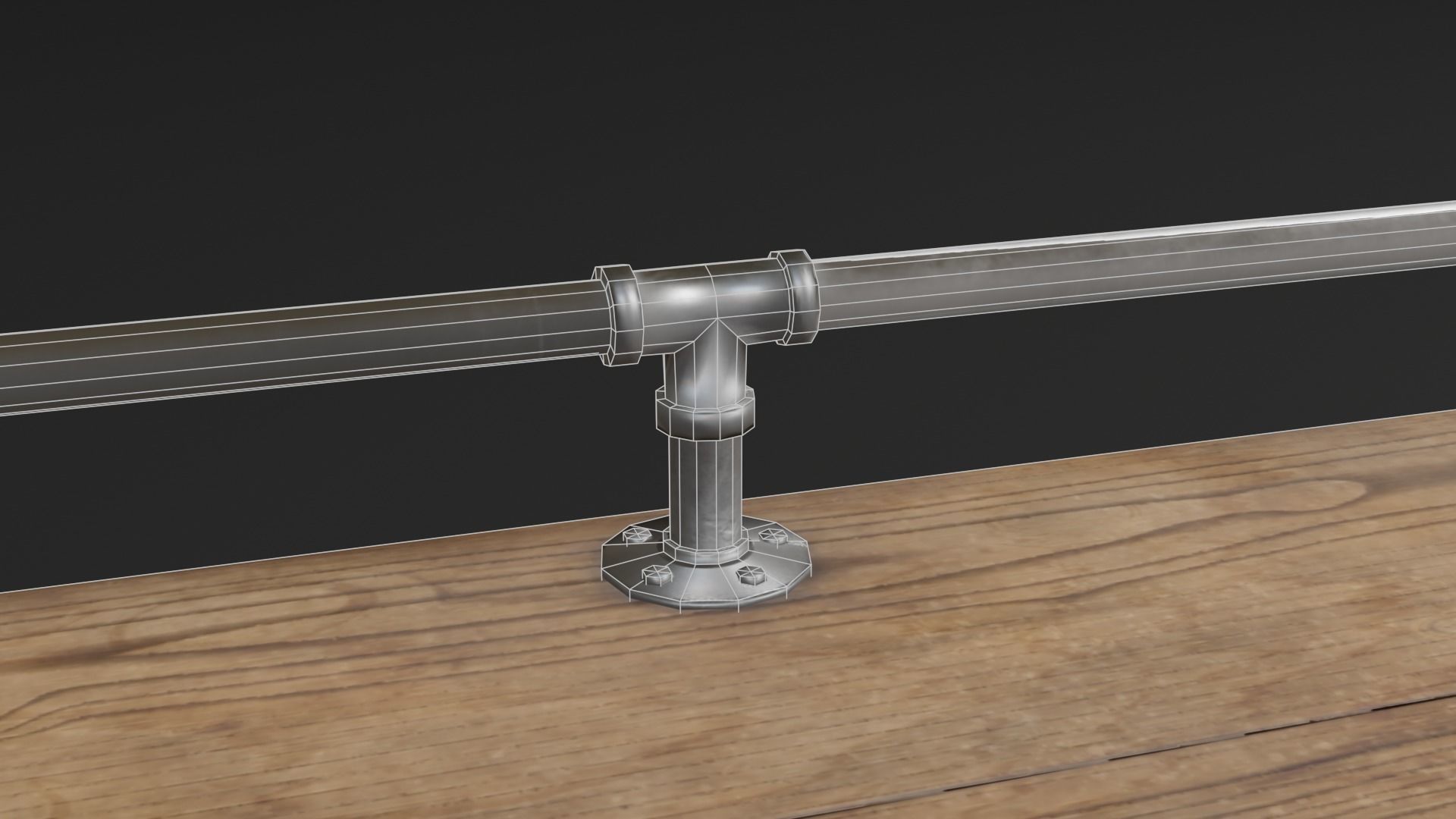 Holding Cell Bench 3D model_18