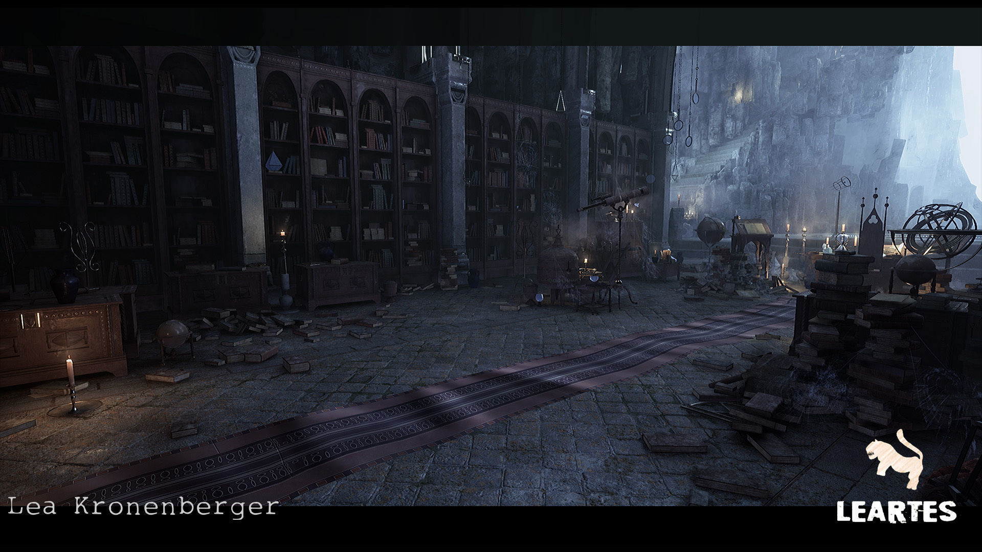 Merlins Cave Environment in Unreal Engine Low-poly 3D model_12