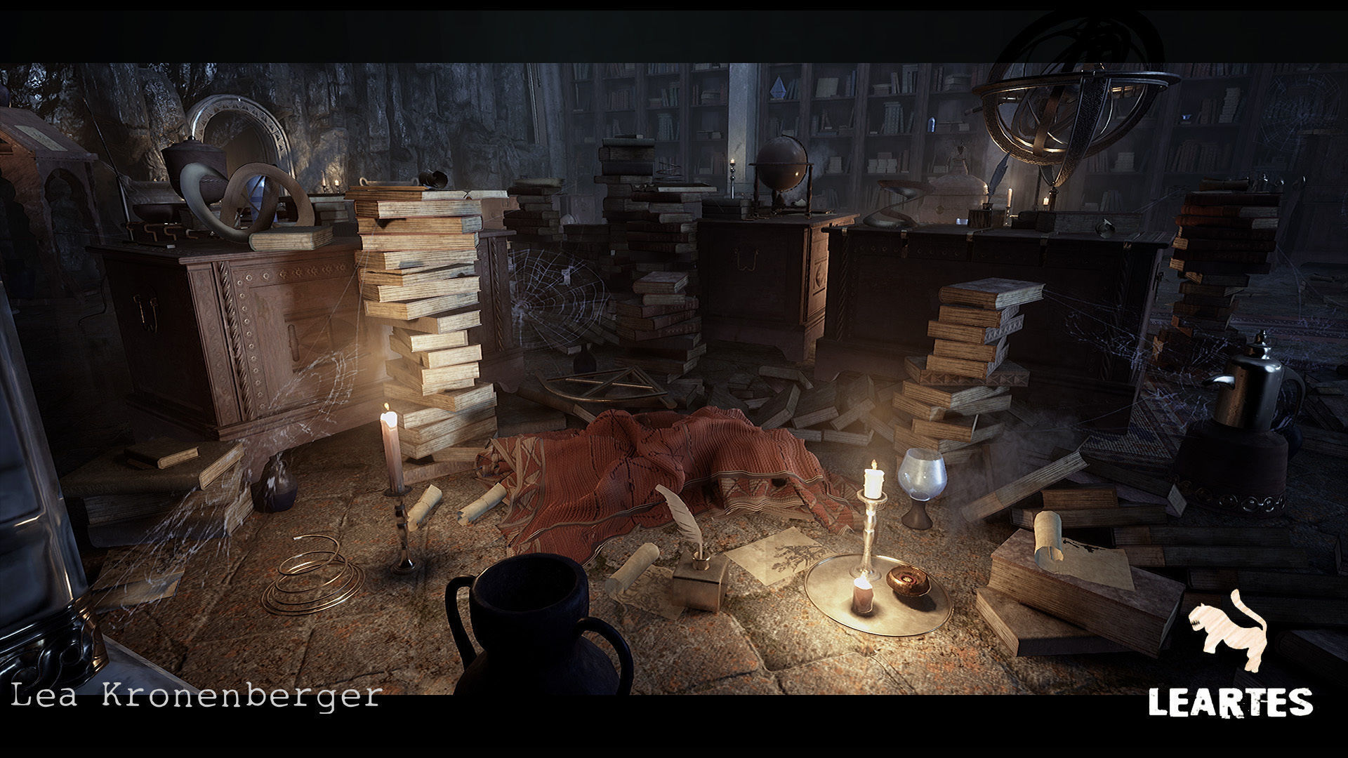 Merlins Cave Environment in Unreal Engine Low-poly 3D model_8