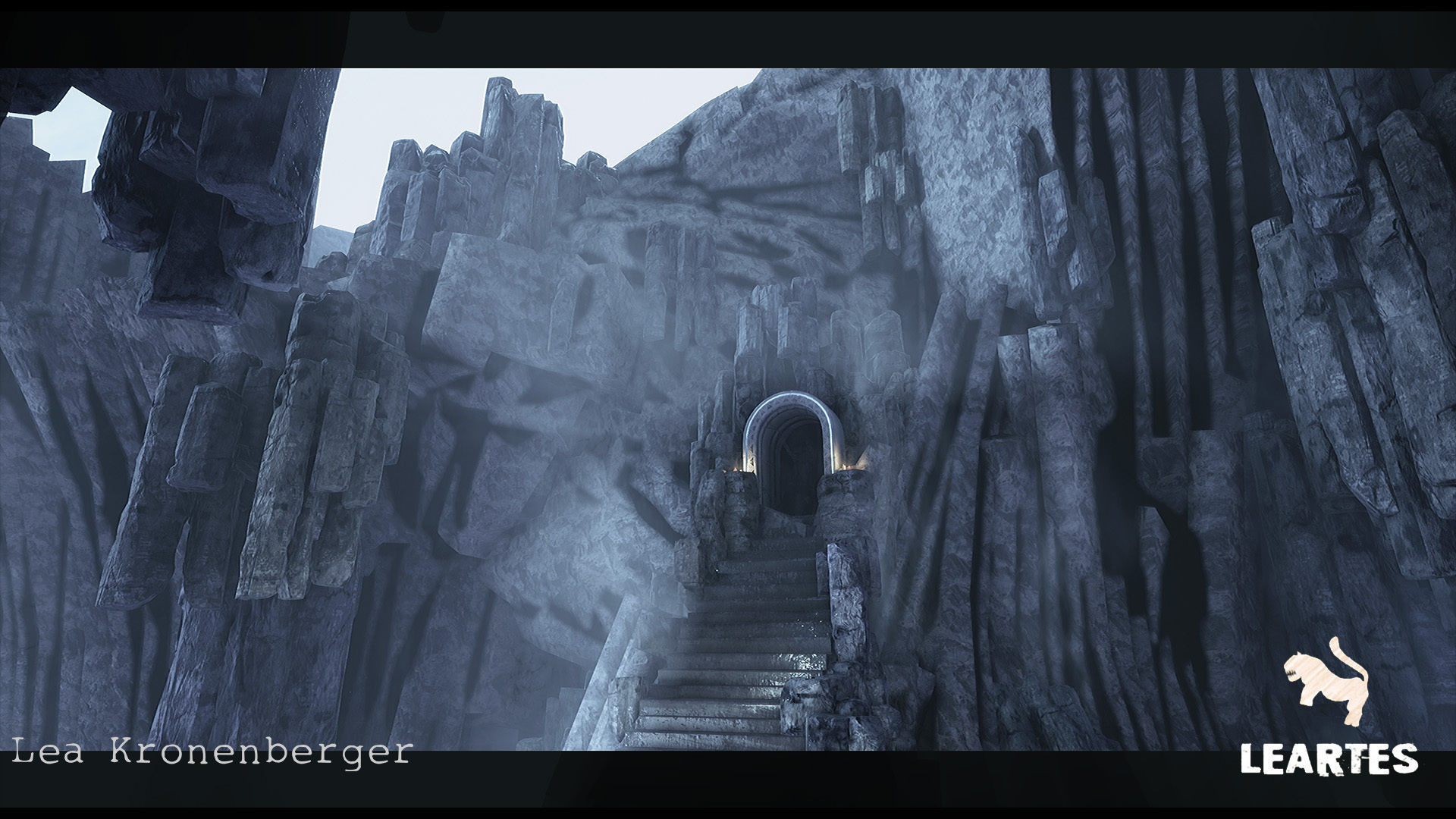 Merlins Cave Environment in Unreal Engine Low-poly 3D model_9