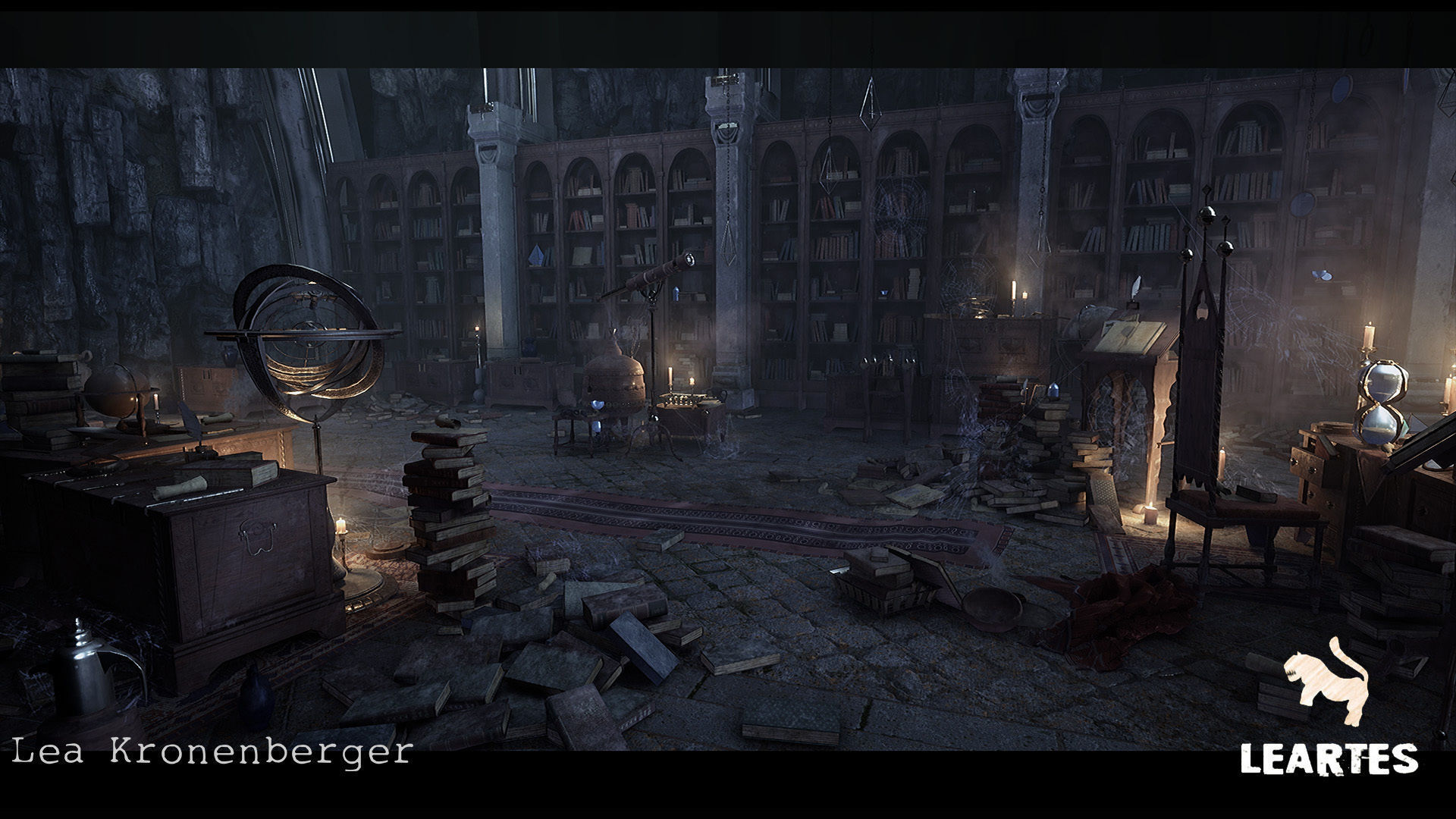 Merlins Cave Environment in Unreal Engine Low-poly 3D model_5