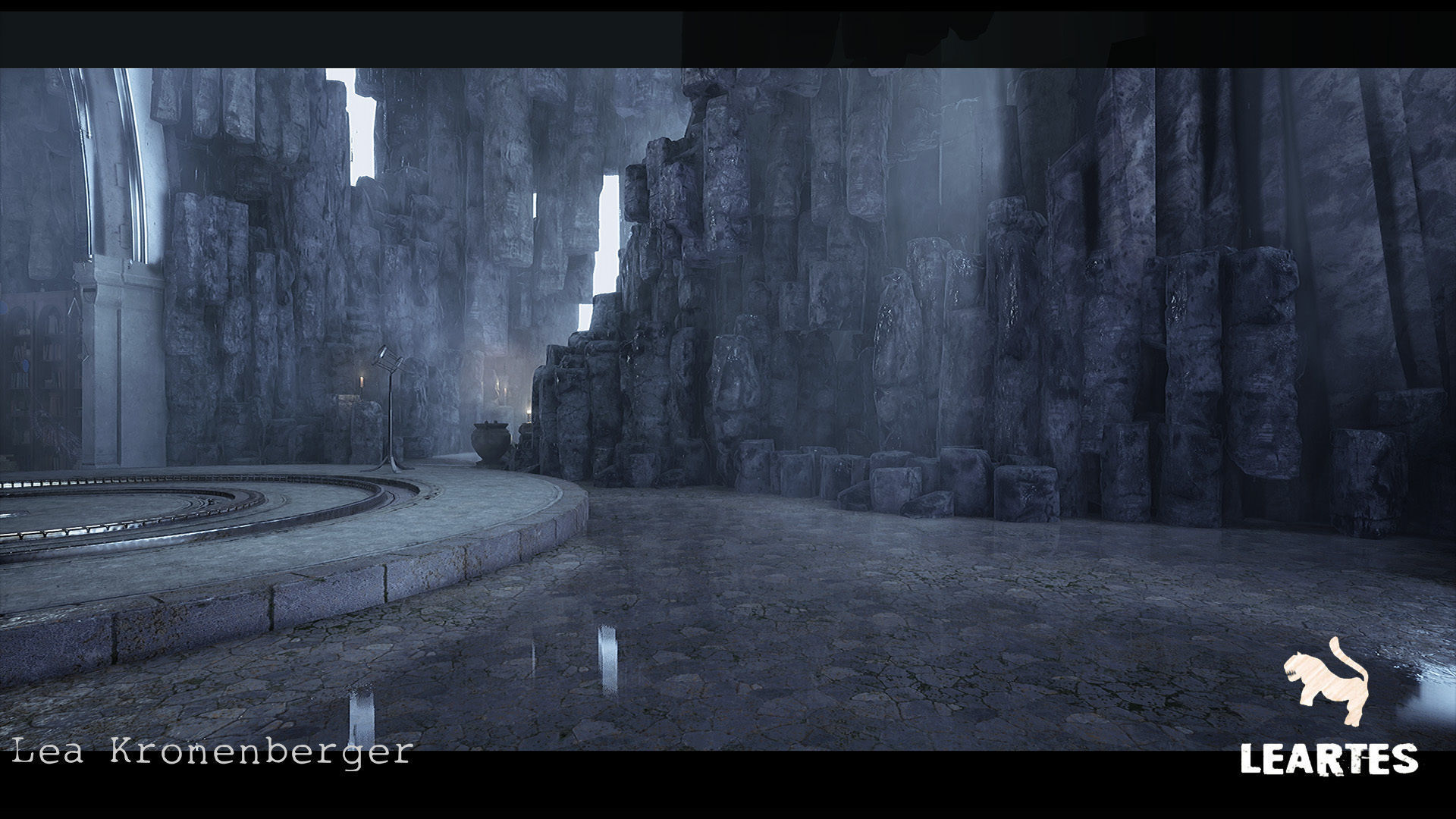 Merlins Cave Environment in Unreal Engine Low-poly 3D model_14