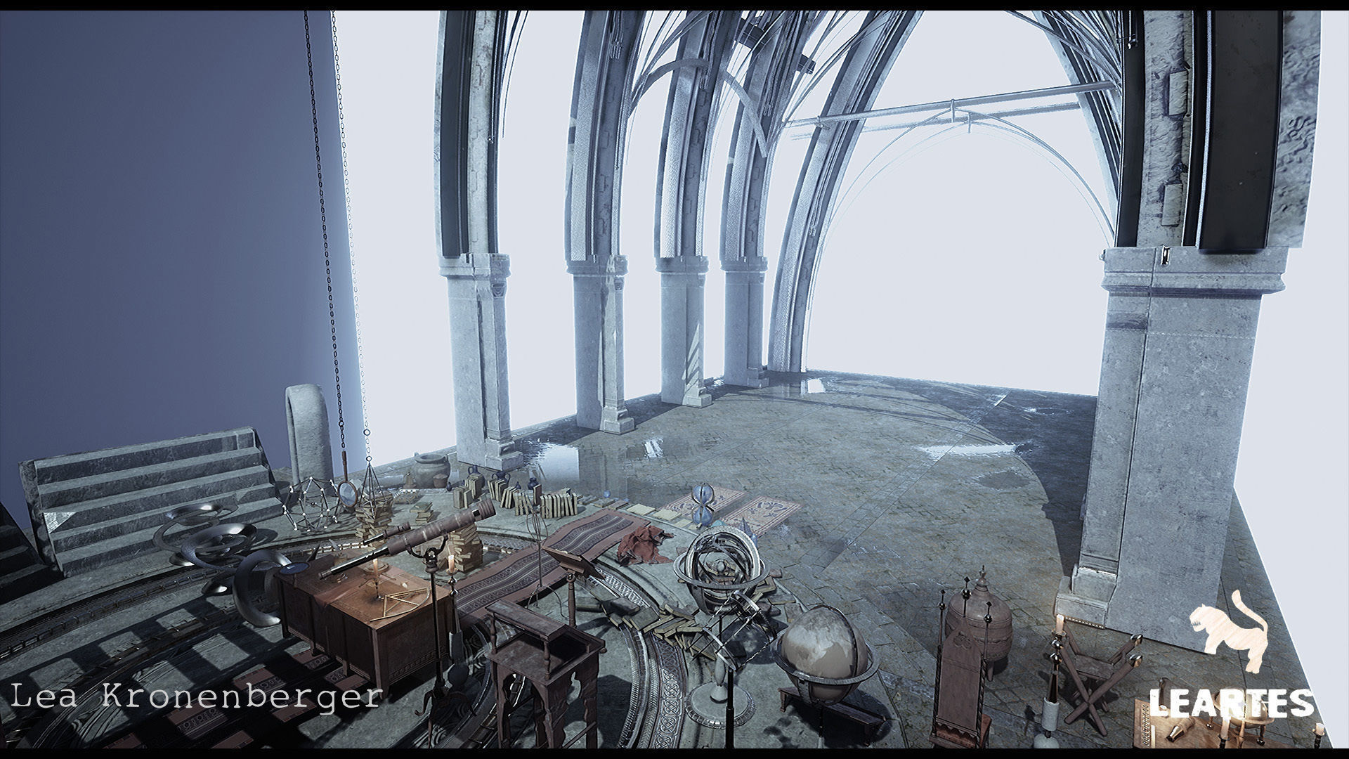 Merlins Cave Environment in Unreal Engine Low-poly 3D model_17