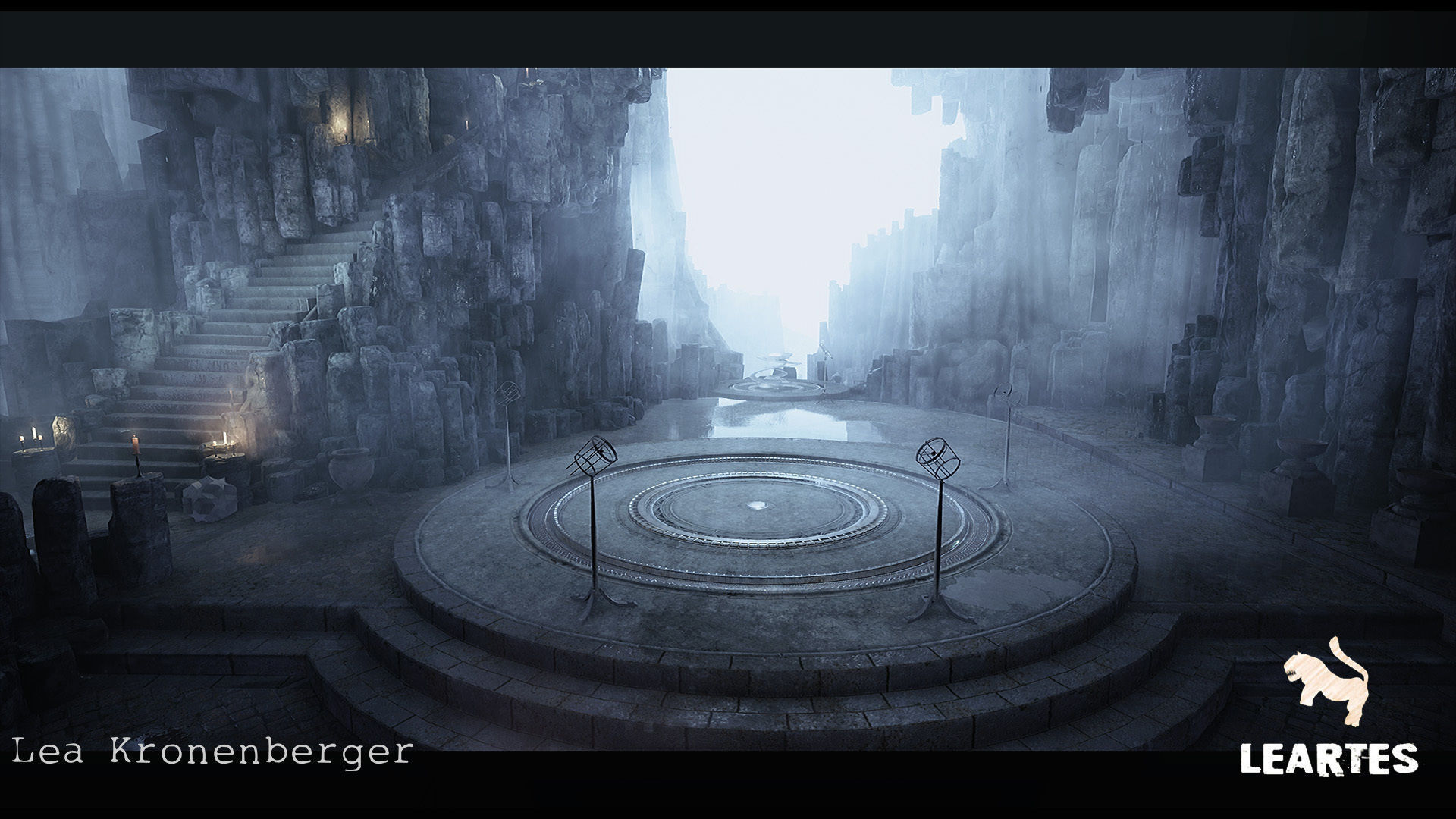 Merlins Cave Environment in Unreal Engine Low-poly 3D model_13