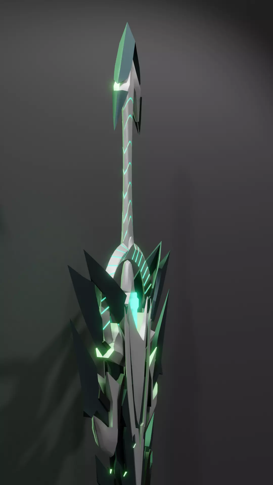 Pneumas Aegis sword 3D model