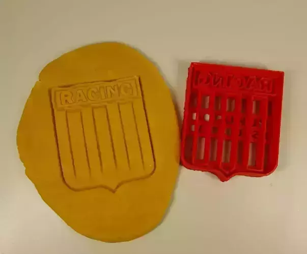 Cutter cookie Racing Club soccer Cortante futbol Argentine