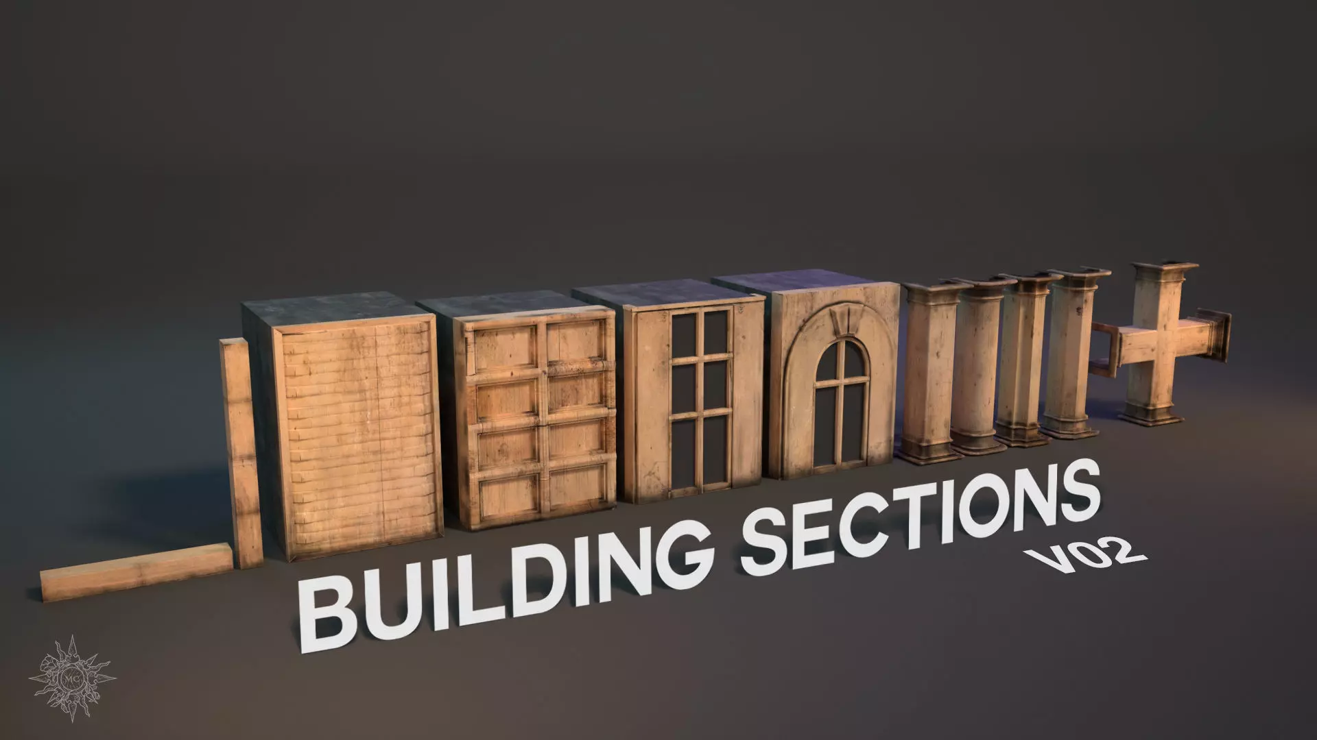 Build it your way with Building Sections V02 3D model_0