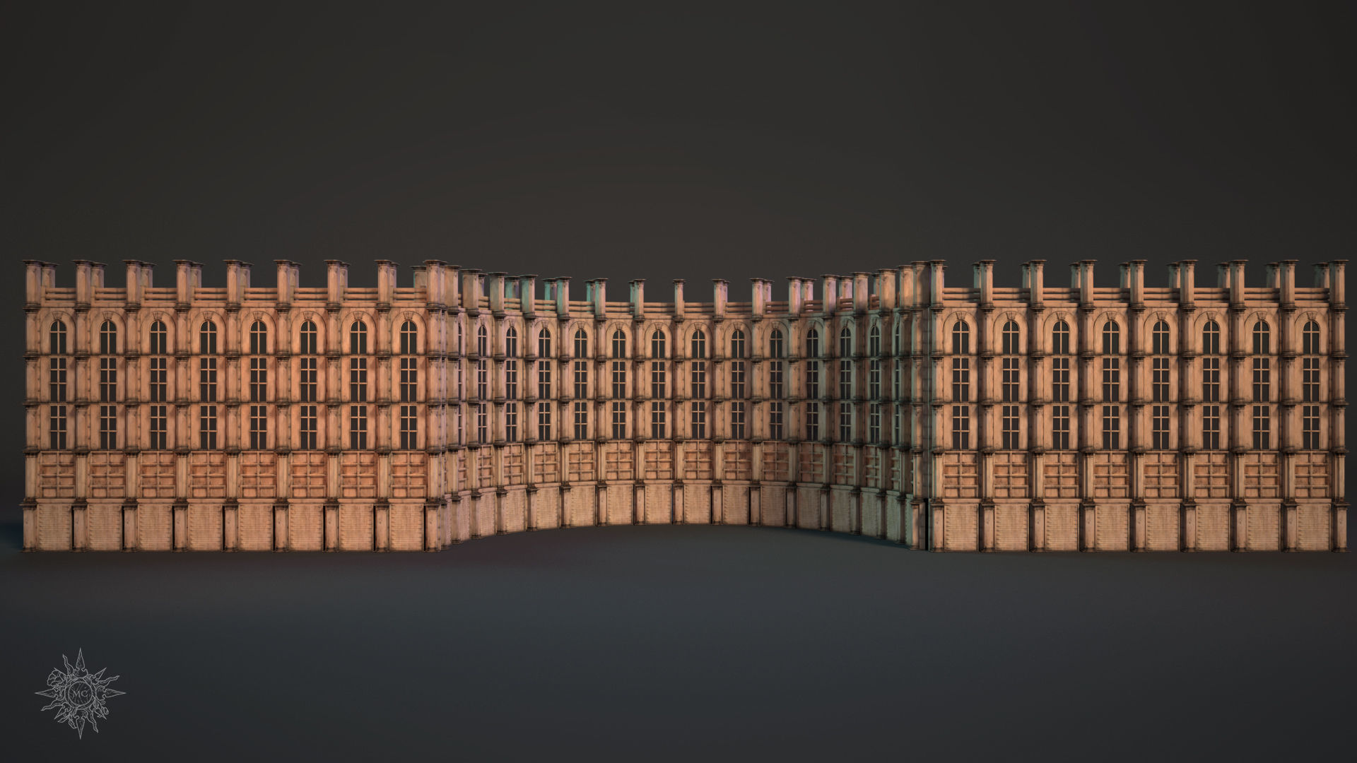 Build it your way with Building Sections V02 3D model_7