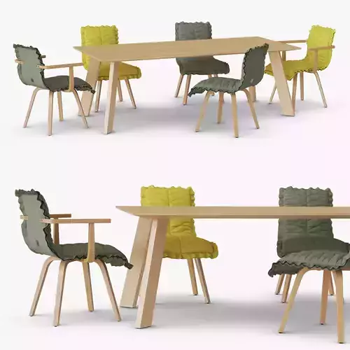 Leaf Chairs Set