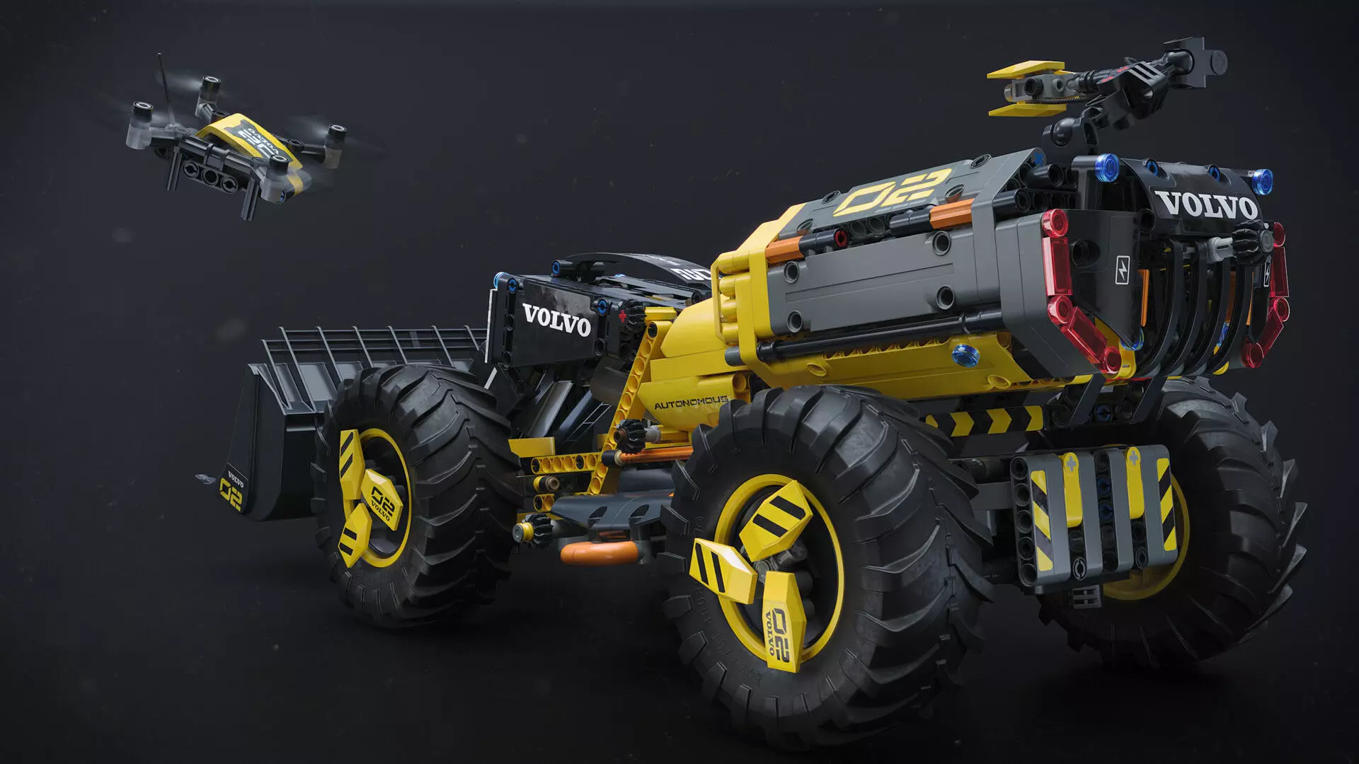 Lego Volvo ZEUX 3D model