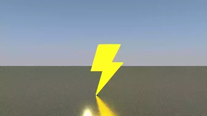 Lightning Bolt Model 3D model