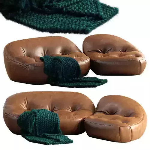 3D spHaus Plumpstones sofa 3D model