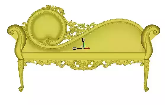 3d sofa ornate chaise lounge