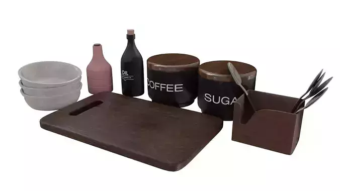 Kitchen Kit 04 3D model