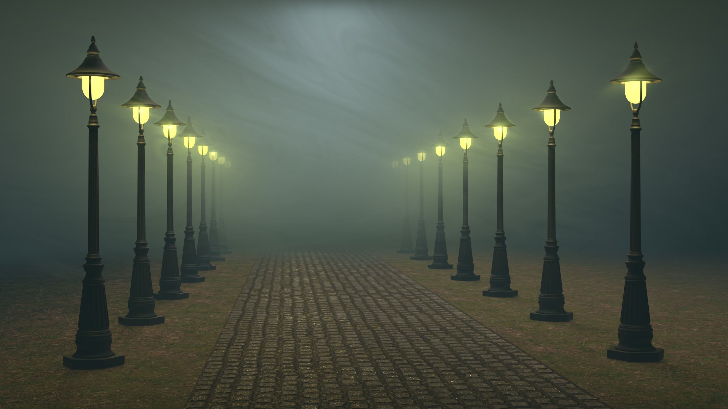 STREET LIGHT Low-poly 3D model_6