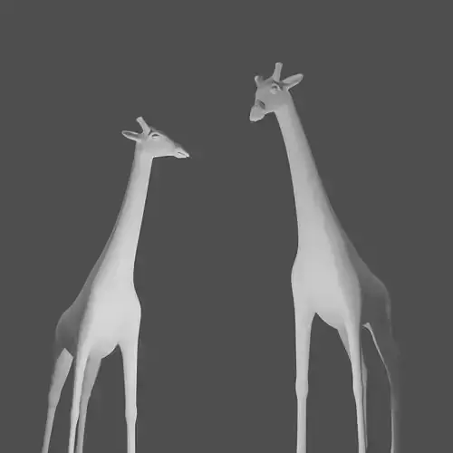Giraffe Low-poly 3D model