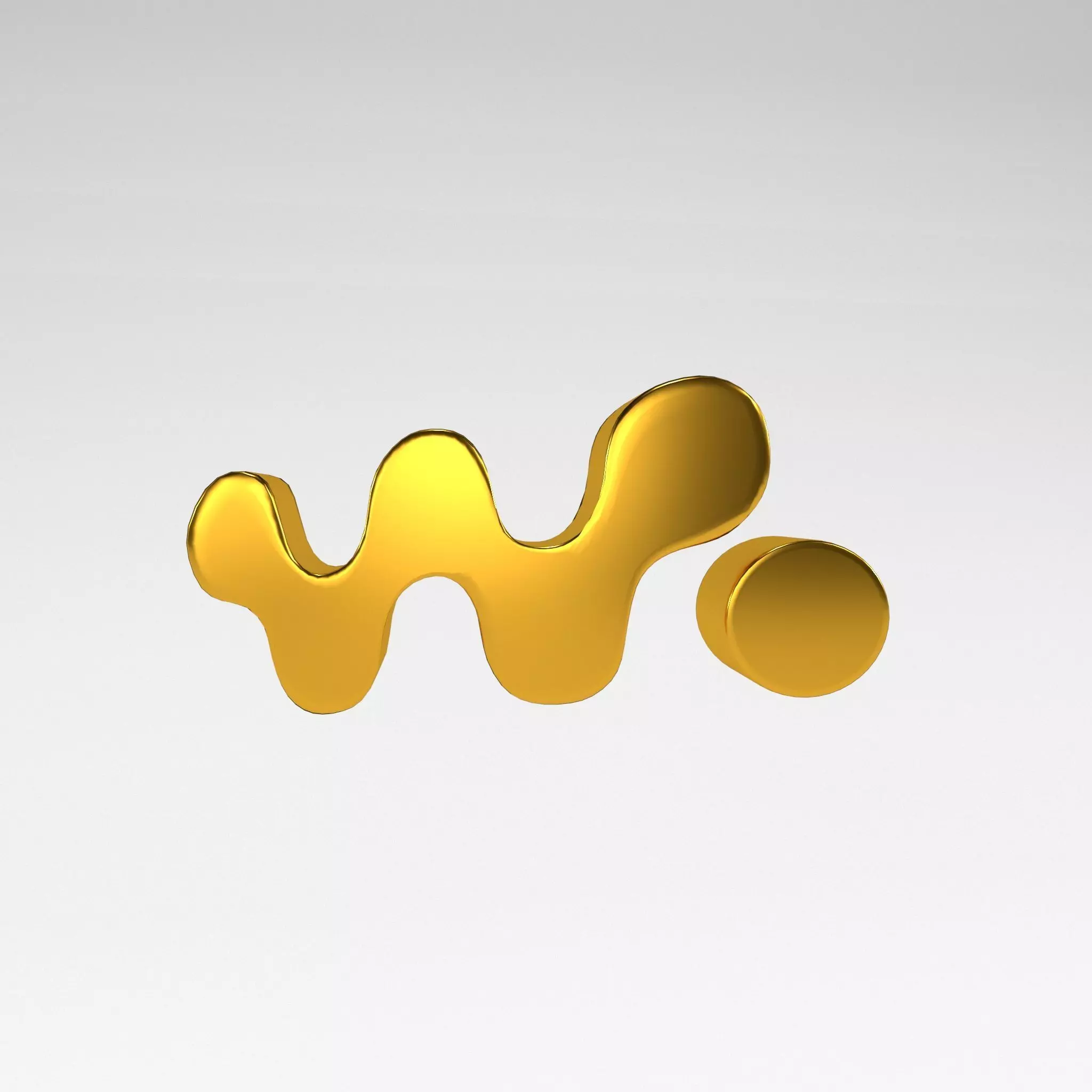 Walkman Logo v1 005 Free low-poly 3D model