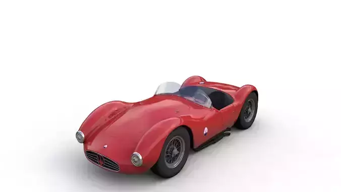 Maserati A6GCS 53 Spyder By Fantuzzi 1953 3D model