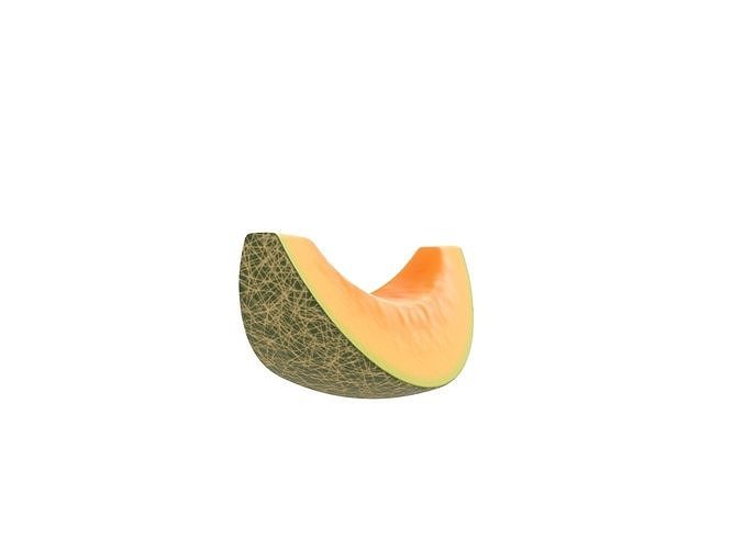 Sliced Melon 3D model 3