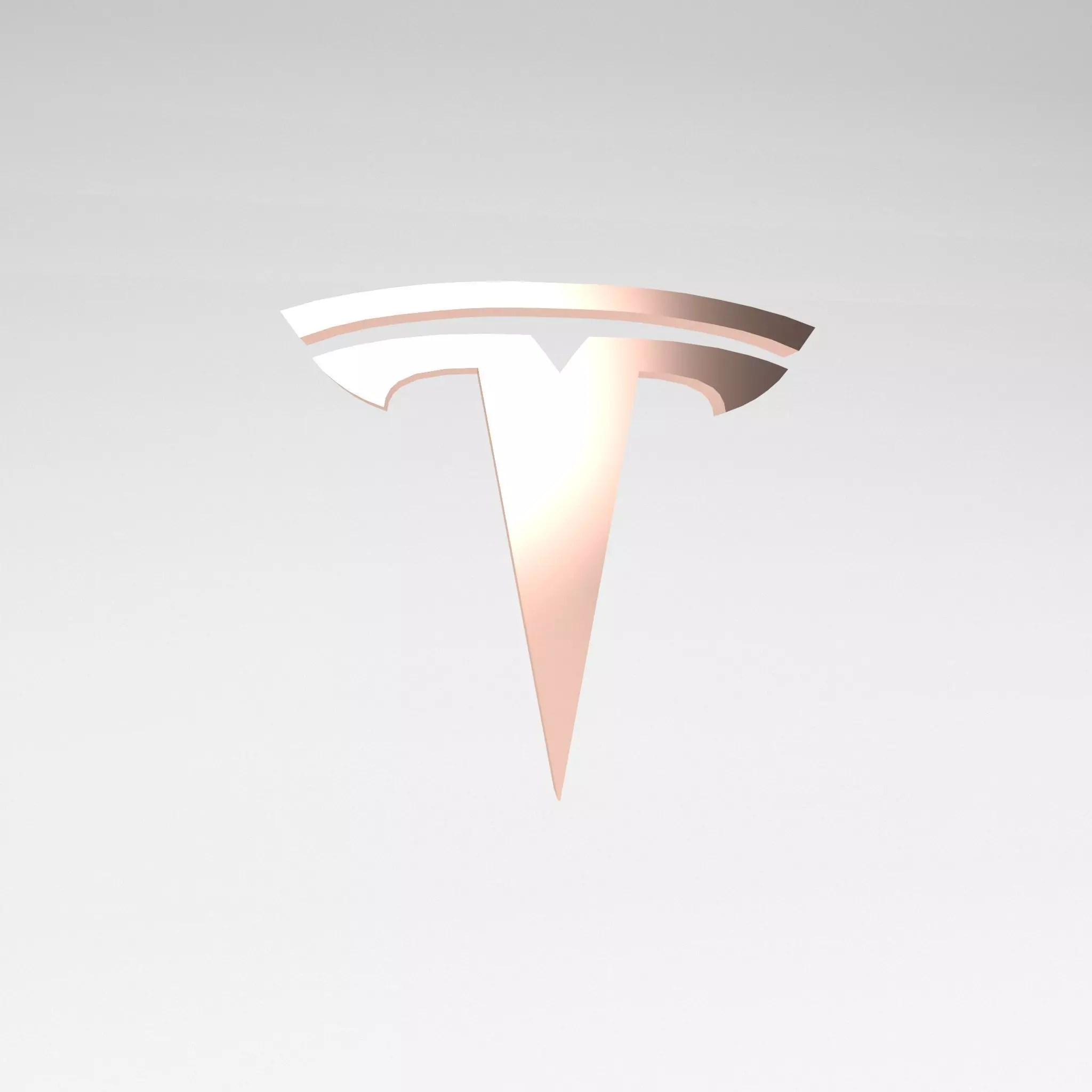 Tesla Logo v1 006 Free low-poly 3D model