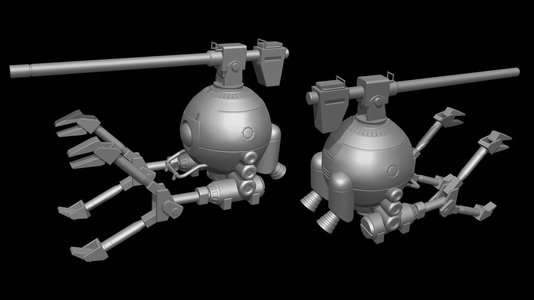 RB-79 Ball - Mobile Suit Gundam 3D model_1