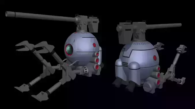 RB-79 Ball - Mobile Suit Gundam 3D model