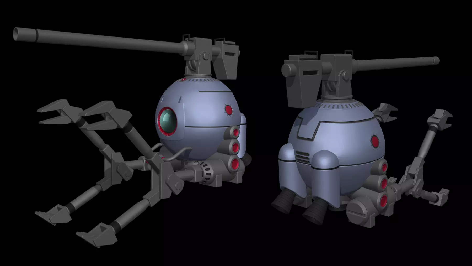 RB-79 Ball - Mobile Suit Gundam 3D model_0