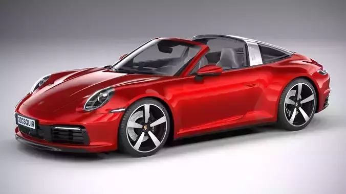 Porsche 911 Targa 2021 3D model