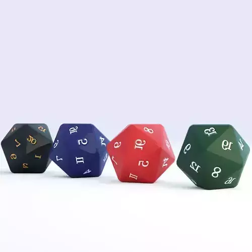 Classic D20 Dice Set