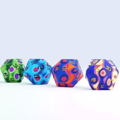D20 Magic Dice Set