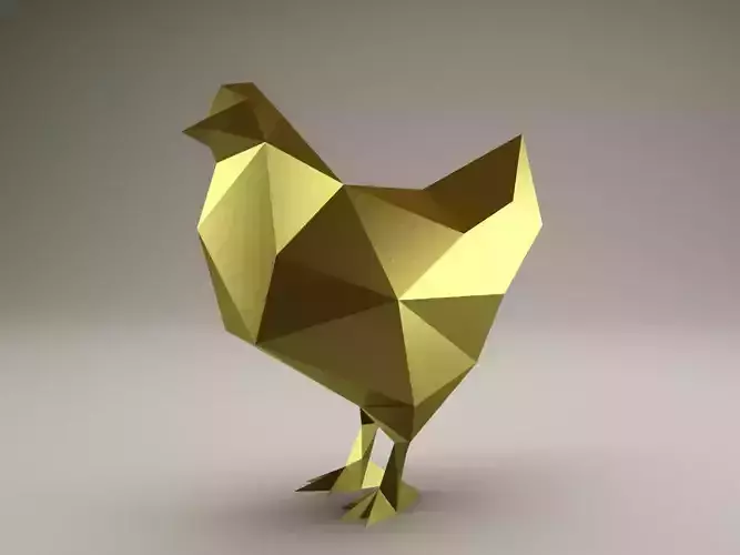 Modern Sculpture of Chicken
