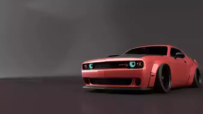wide body dodge challenger srt